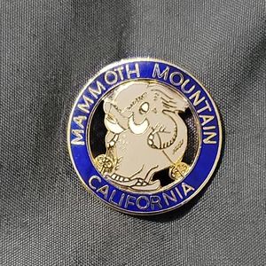 Vtg Ski Mammoth Mountain California Lapel Pin